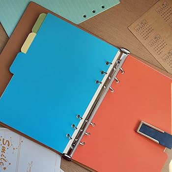 Amazon | DY.2ten 仕切カード A5 インデックスカード 6穴 5山 2